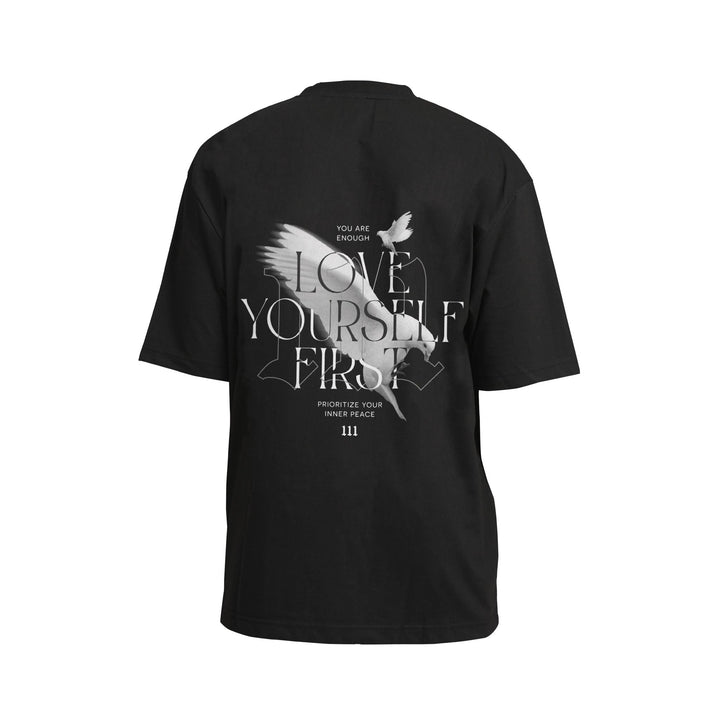 T-Shirt 'Love yourself' Black