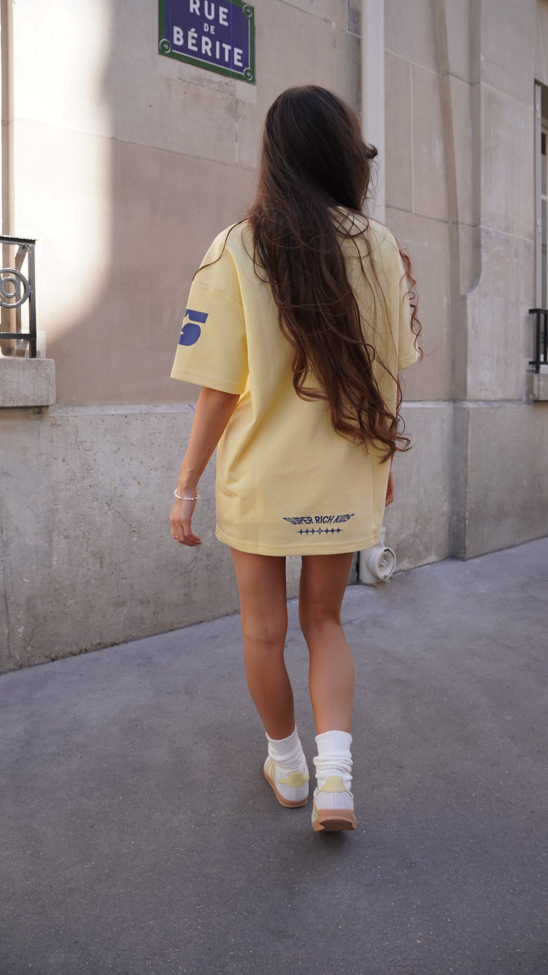 SRK Jersey T-Shirt  'Butter Yellow & Blue'