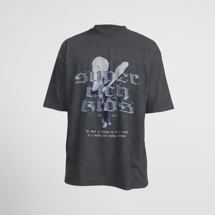 T-Shirt 'Spirit of Ecstacy' Acid Wash Grey
