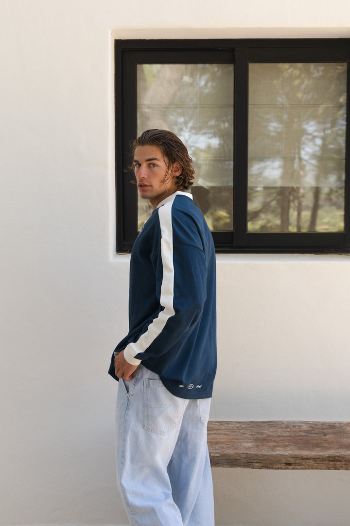 SRK Oversized Jersey 'Navy & Off White'