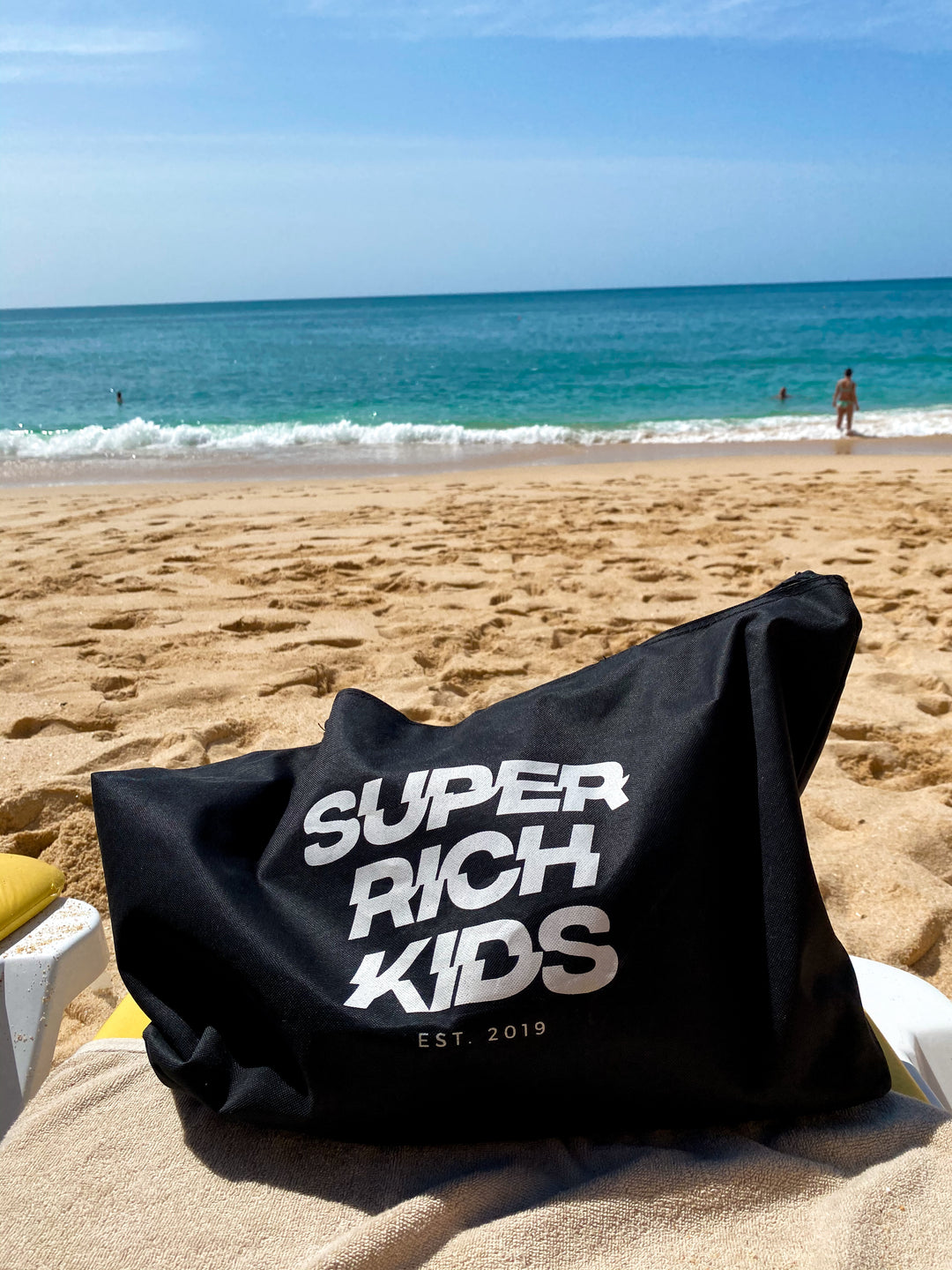 SRK BLACK & WHITE TOTE BAG