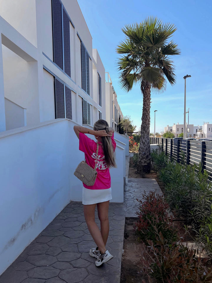 Super Rich Kids T-Shirt 'Hot Pink'