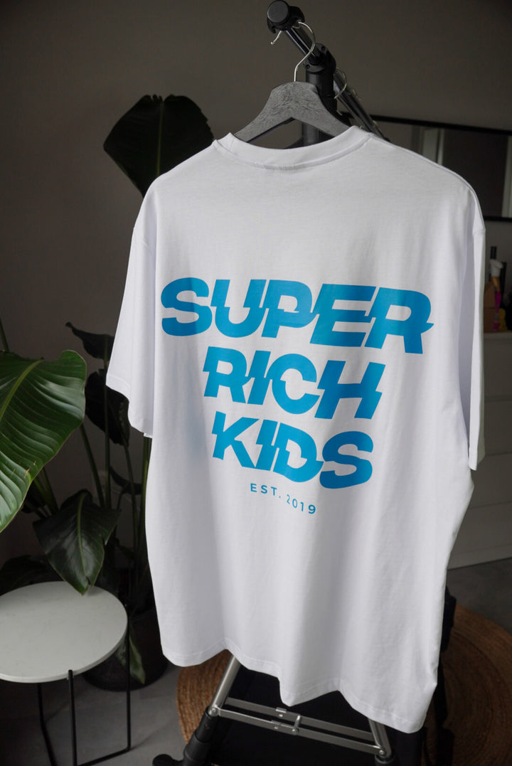 Super Rich Kids T-Shirt White & Blue