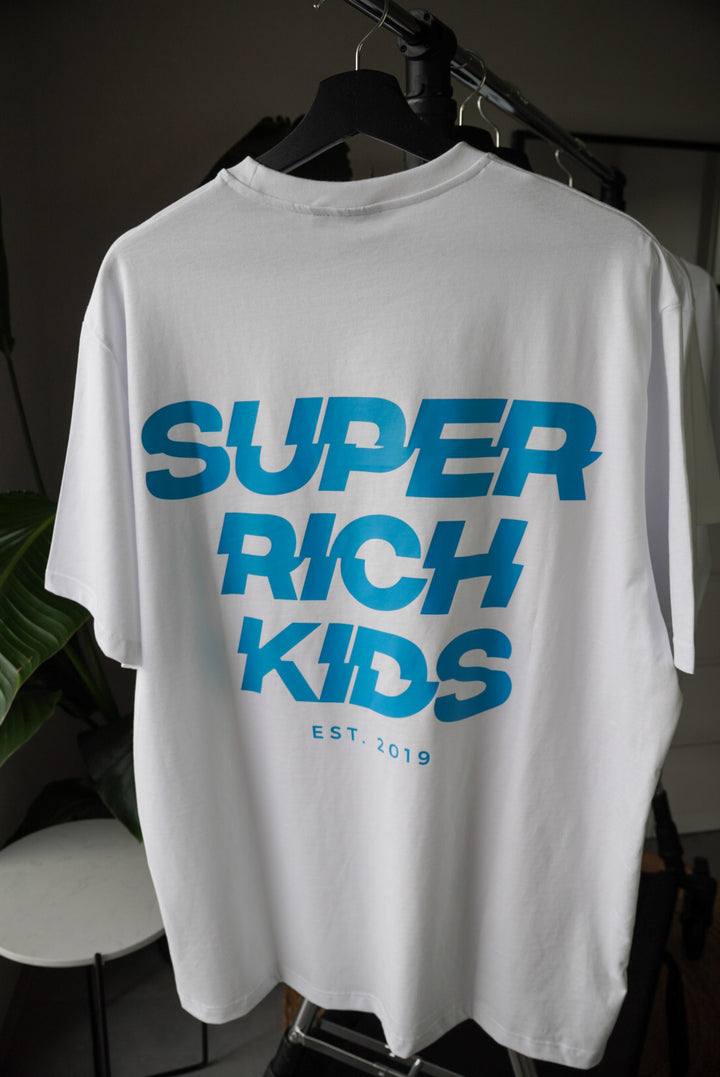 Super Rich Kids T-Shirt White & Blue