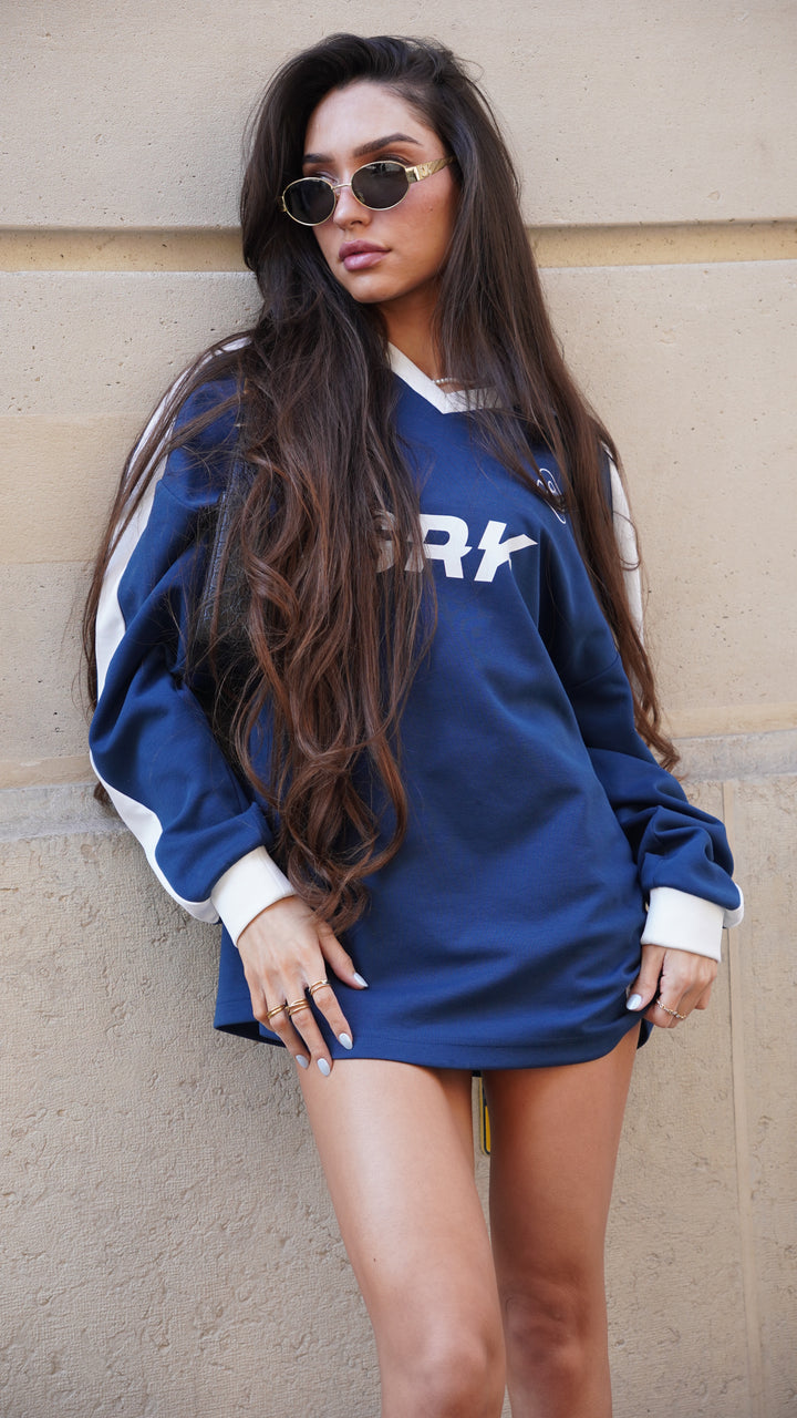 SRK Oversized Jersey 'Navy & Off White'