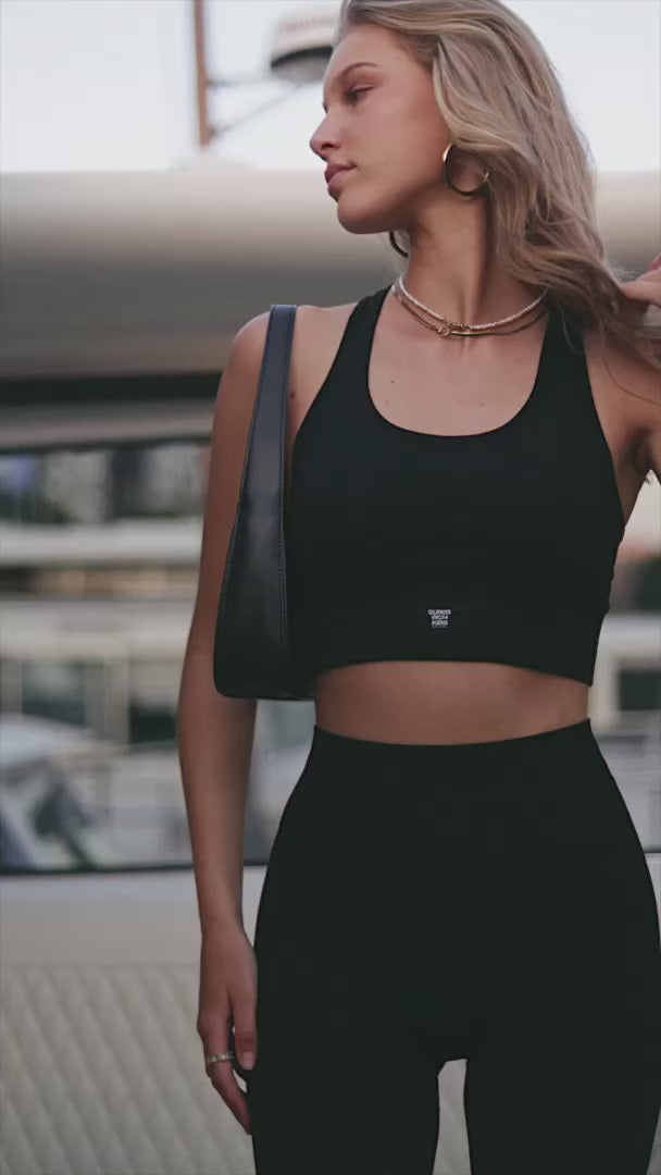 Crop Top 'Noir'