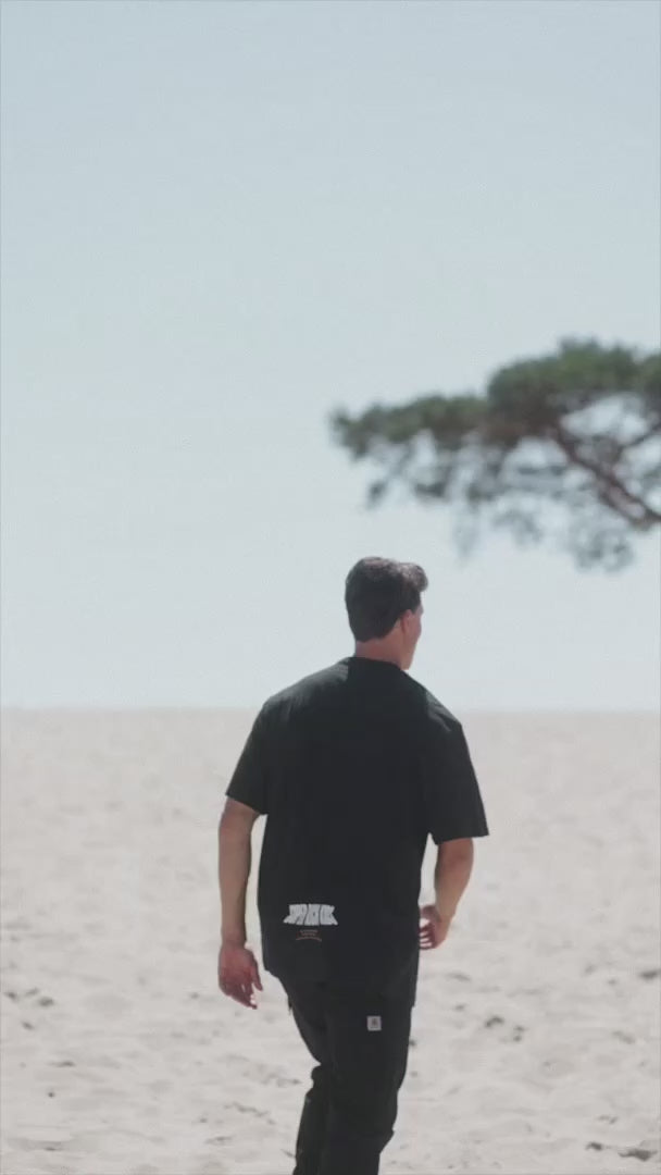 T-Shirt 'Highest in the Room' Black & Yellow