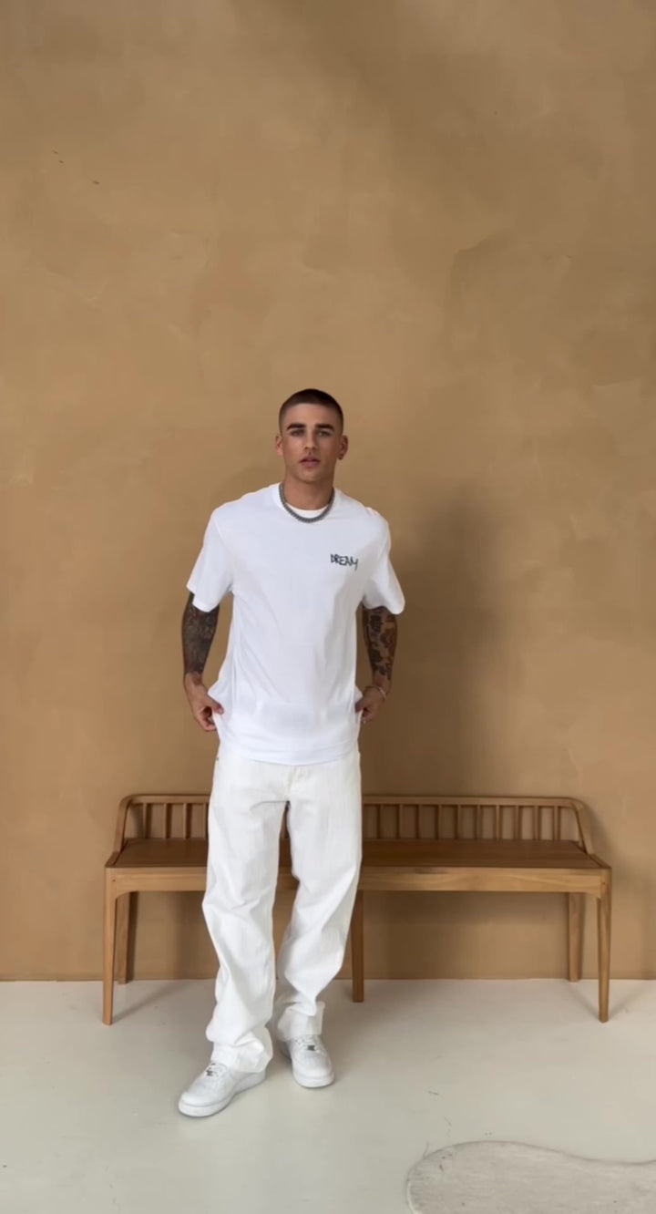 T-Shirt 'Dream' White & Black