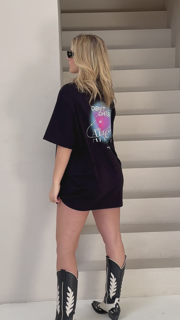 T-Shirt 'Don't Chase' Black