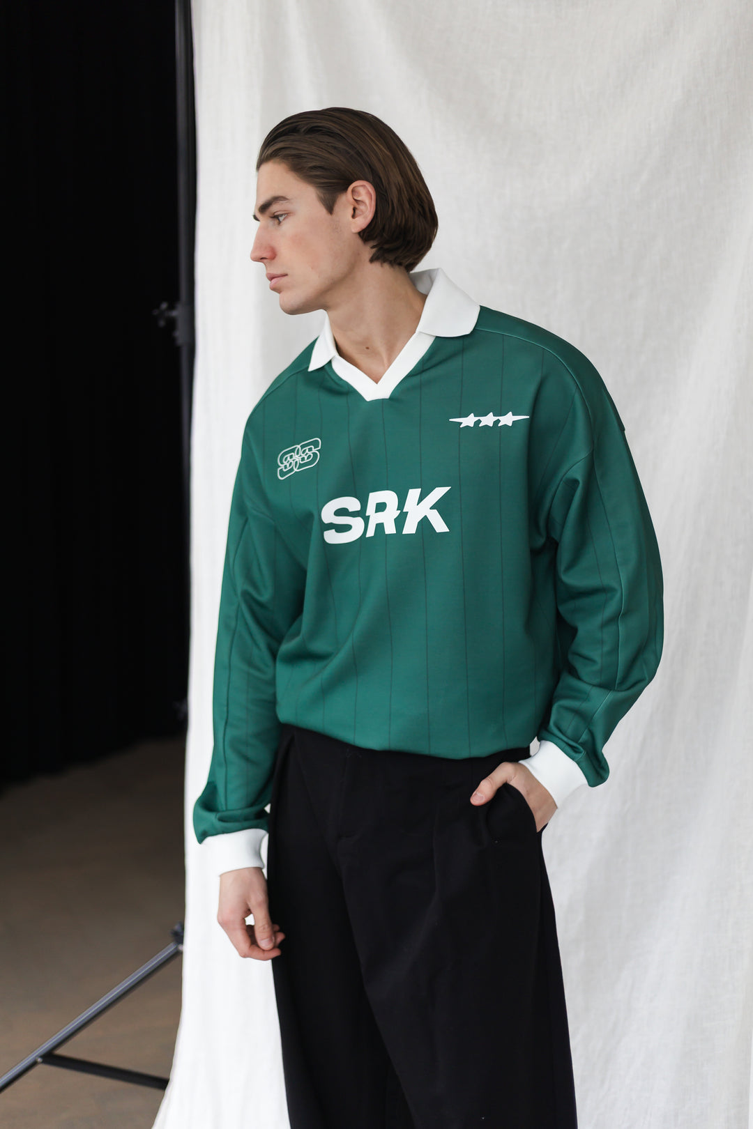 SRK Legacy Striped Polo Jersey ‘Green’