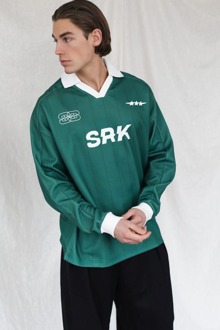 SRK Legacy Striped Polo Jersey ‘Green’