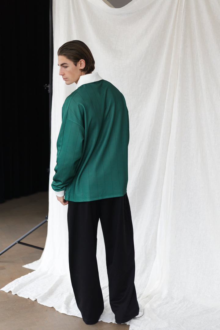 SRK Legacy Striped Polo Jersey ‘Green’