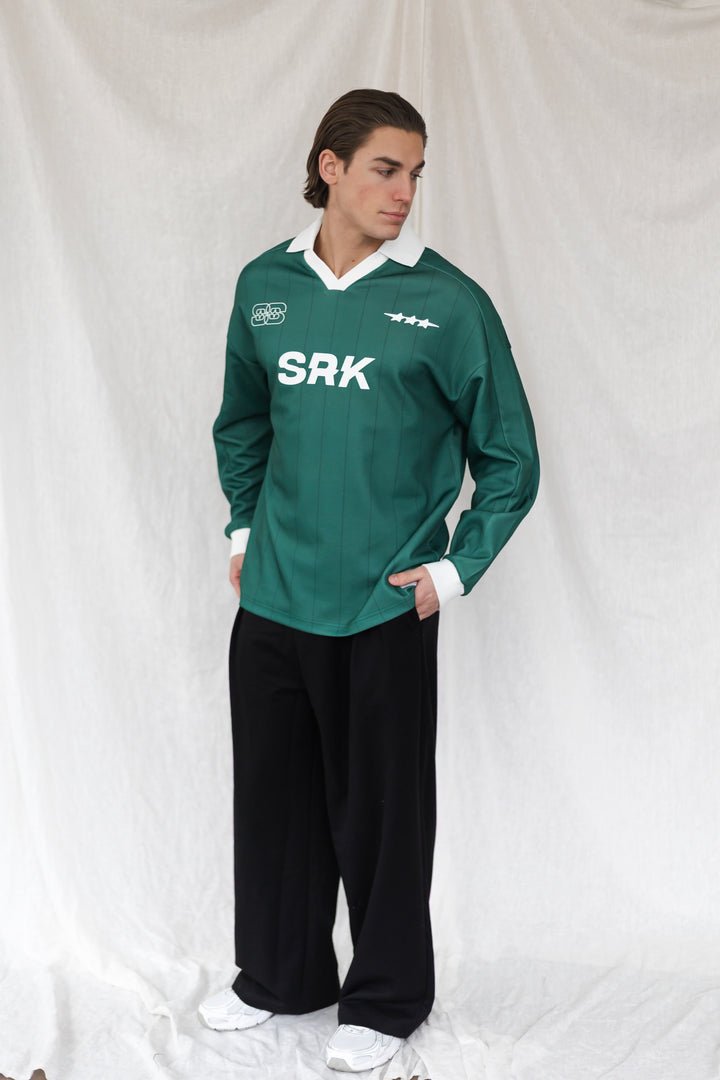 SRK Legacy Striped Polo Jersey ‘Green’