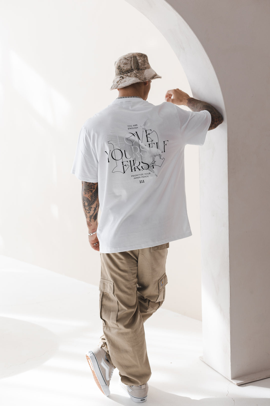 T-Shirt 'Love yourself' White