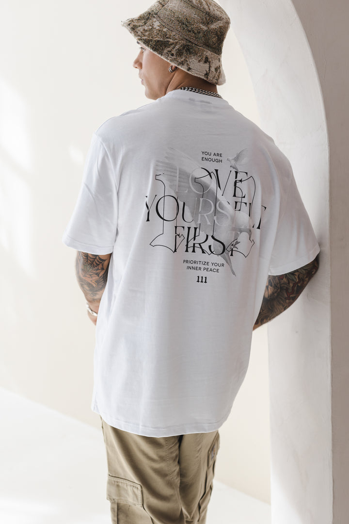 T-Shirt 'Love yourself' White