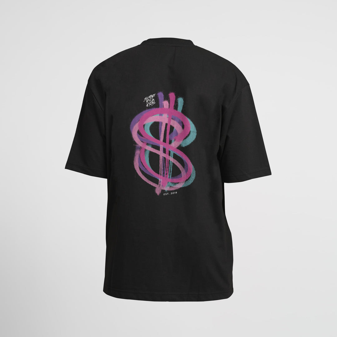 T-Shirt Brushed Dollar Pink