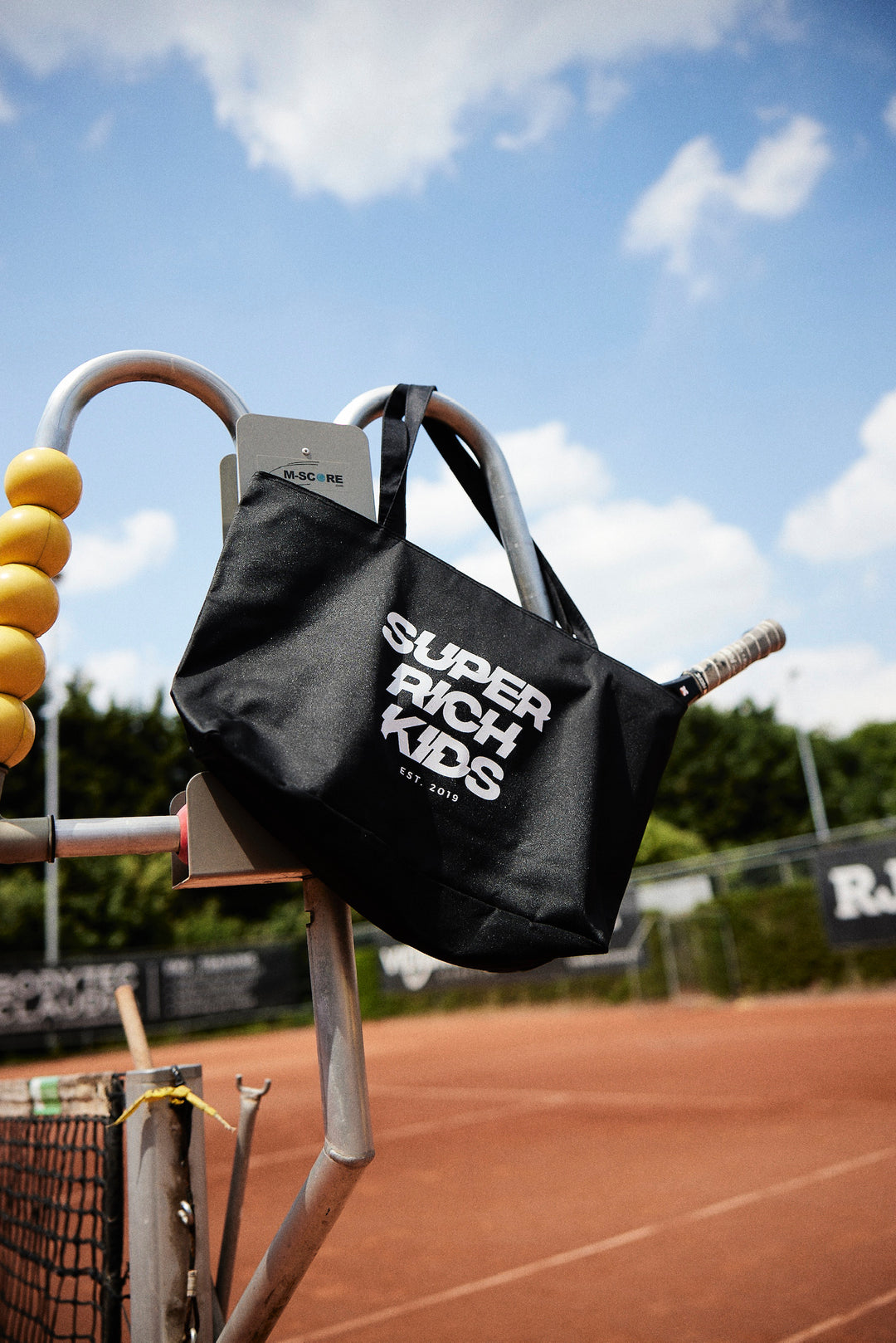 SRK BLACK & WHITE TOTE BAG