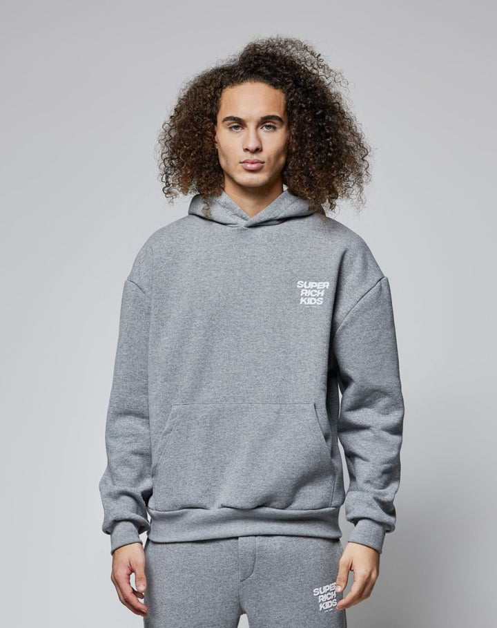 'Essential' Hoodie Grey Melange