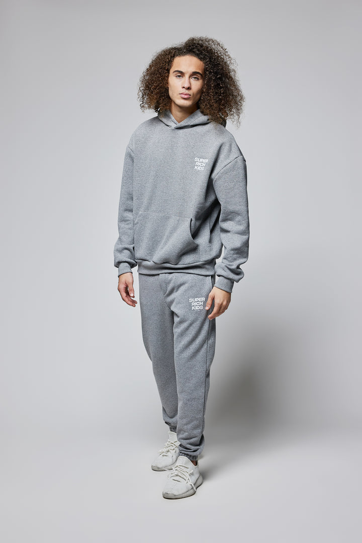'Essential' Hoodie Grey Melange