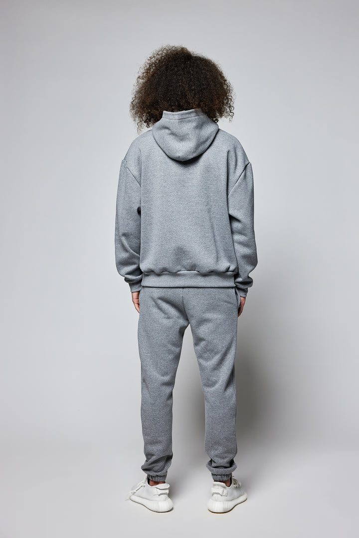 'Essential' Hoodie Grey Melange