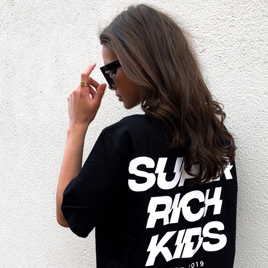 Super Rich Kids T-Shirt Black & White