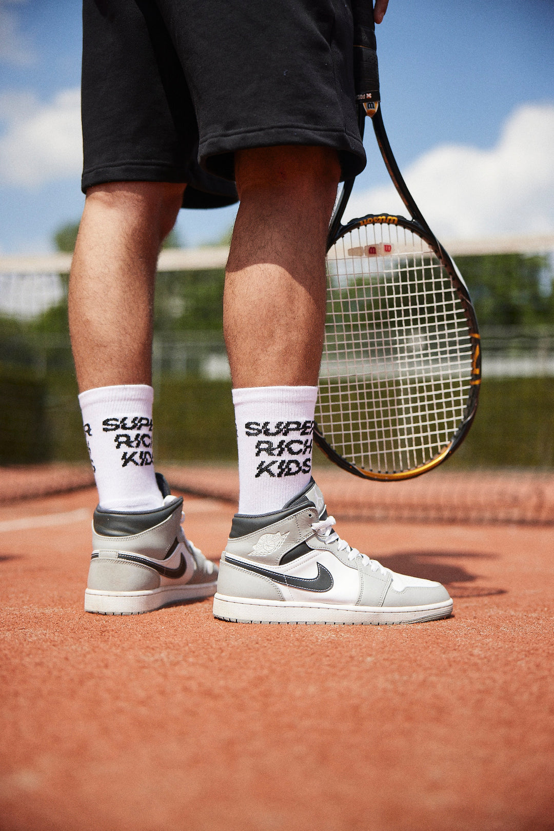 Socks 'SUPER RICH KIDS' White